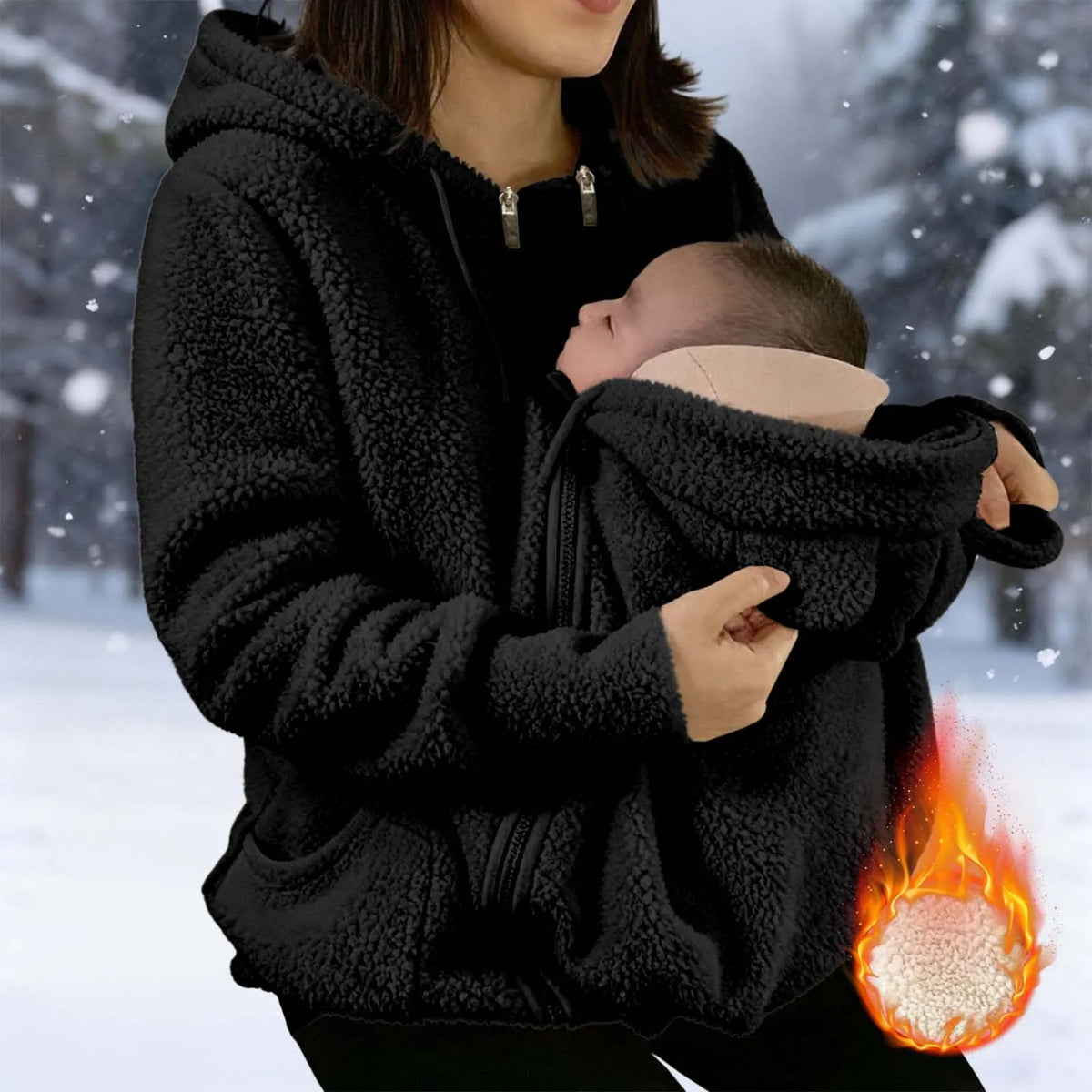 Woman’s 3-in-1 Baby Carrier Hoodie