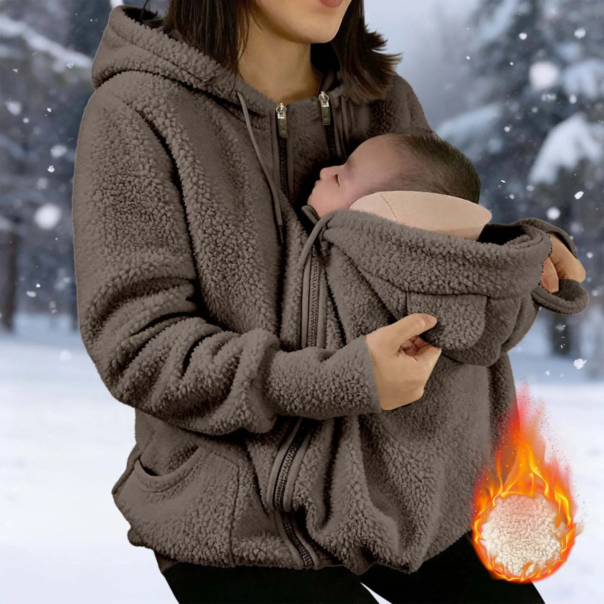 Woman’s 3-in-1 Baby Carrier Hoodie