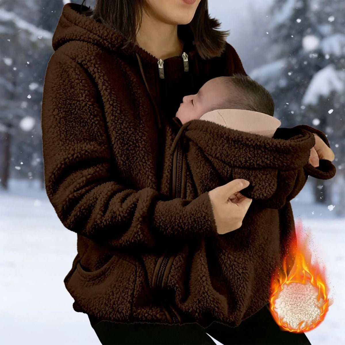 Woman’s 3-in-1 Baby Carrier Hoodie
