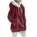 Women’s Casual Fleece Hooded Jacket